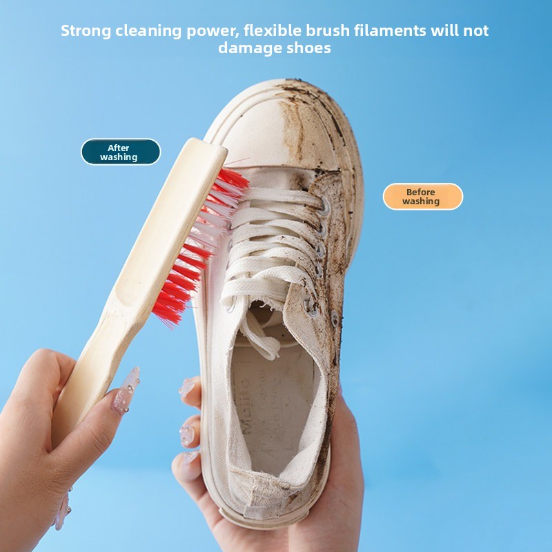 Shoe Cleaning Brush - فرشاة أحذية منزلية بمقبض طويل من