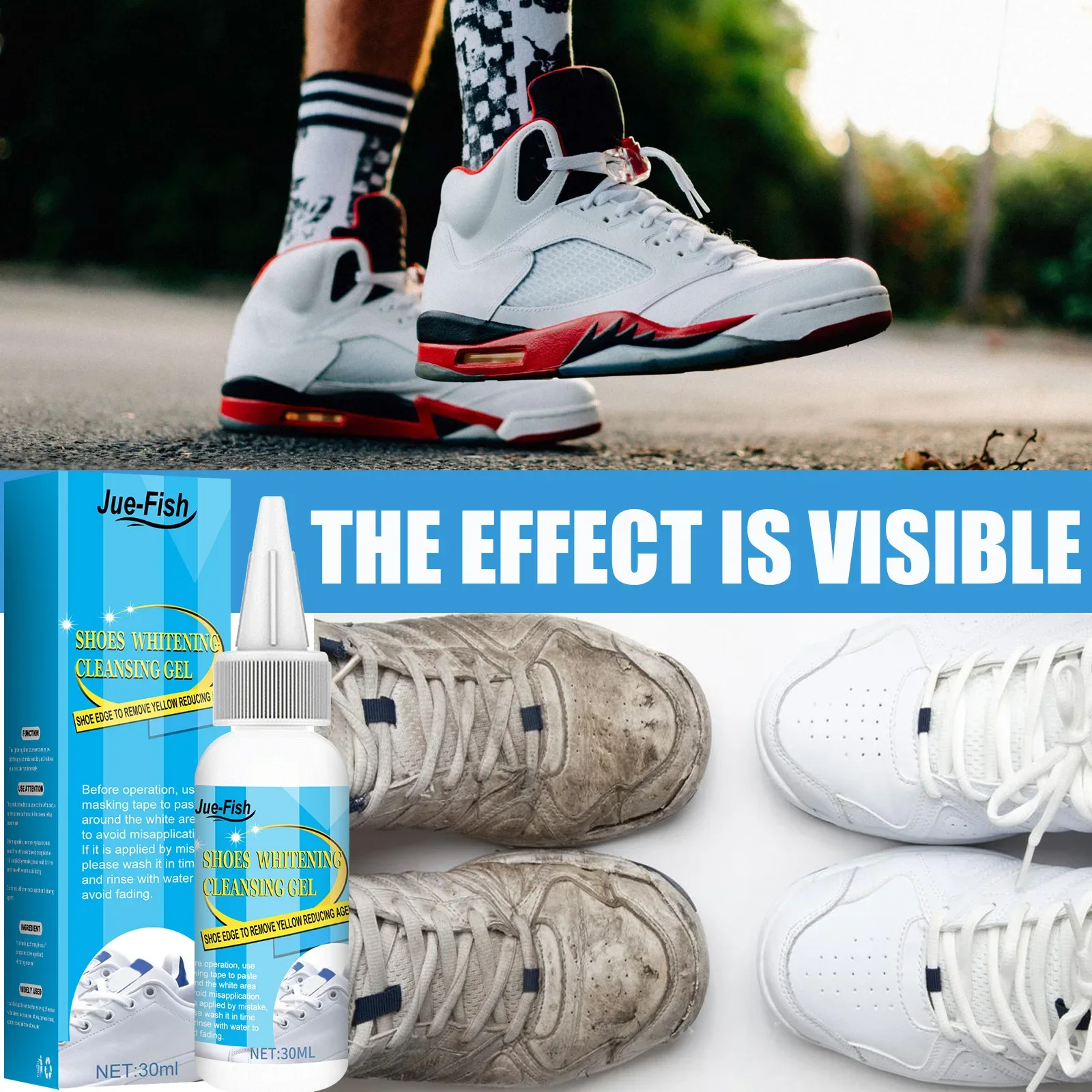 هلام تنظيف الأحذية البيضاء ، م - مراجعة Sneaker Cleaner وسعره